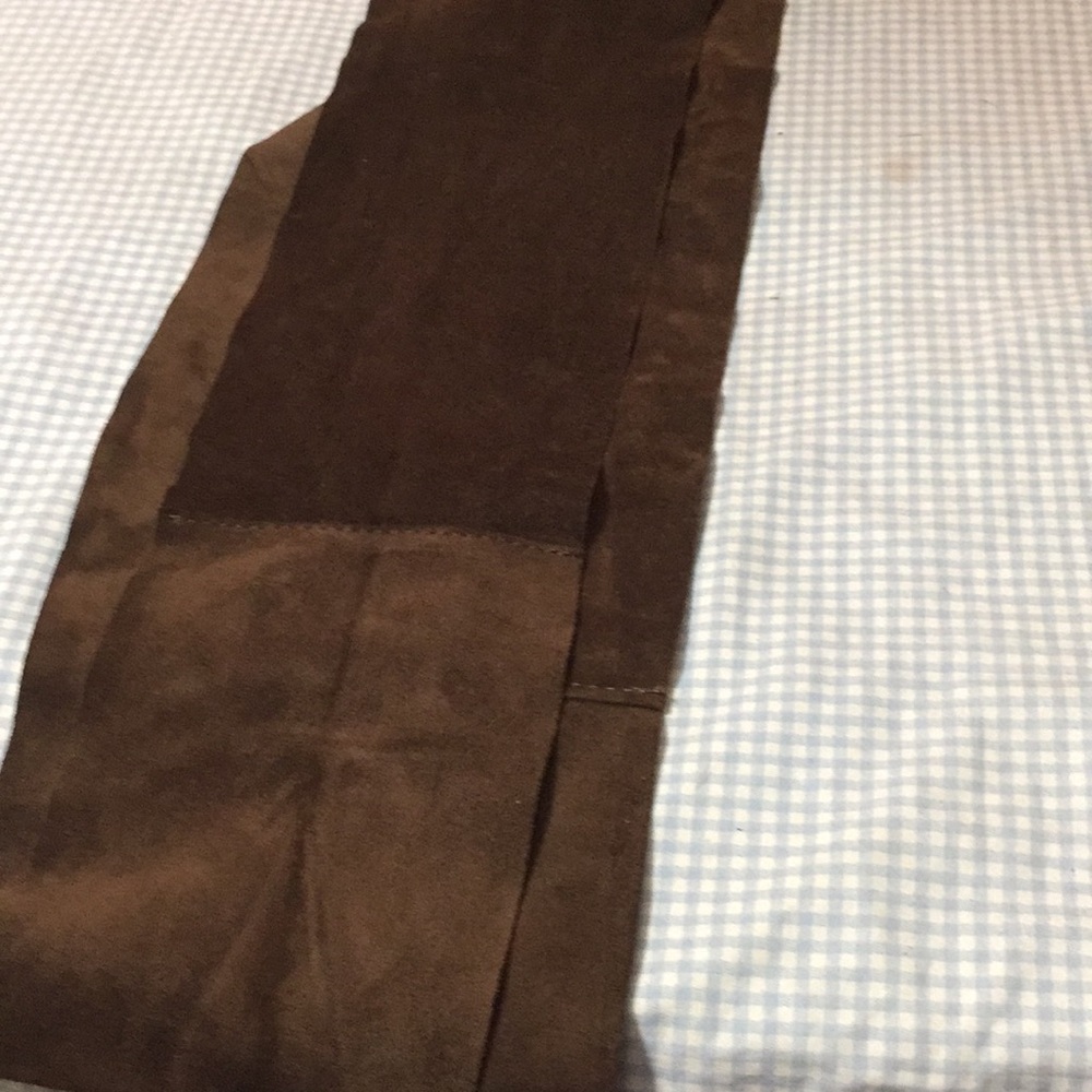 Suede belt